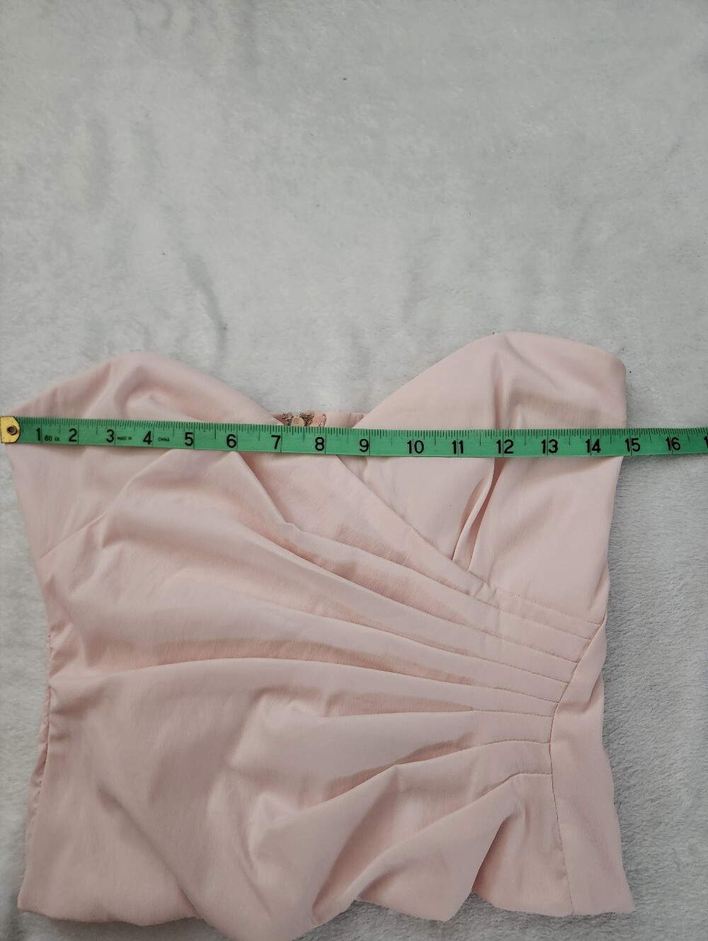 VERONIQUE YOUNG Size 6 Pastel Pink Y2K Romantic Coquette Barbiecore Corset Top - Picture 9 of 11